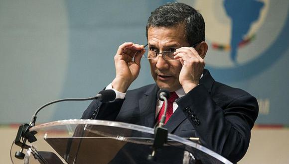 Ollanta Humala destacó liderazgo peruano durante reunión en Francia. (AFP)