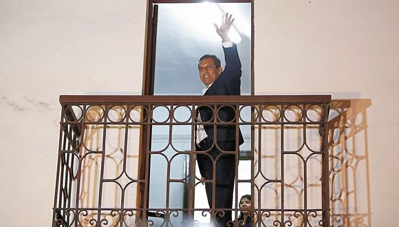 A la carga. Tras recuperar su libertad, ex presidente Humala sostuvo que demostrará su inocencia. (MarioZapata/Perú21)