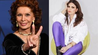 Laura Pausini recibe el cariño de familia de Sophia Loren por su nominación al Oscar