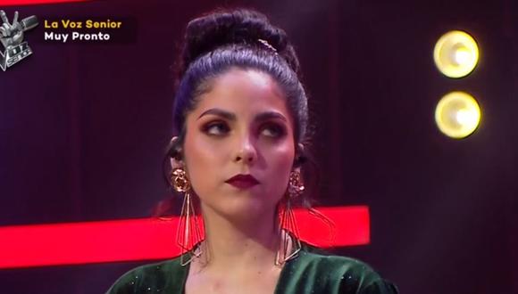 Oriana Montero fue criticada por la decisión de paralizar su canción el pasado martes en "La Voz Perú". (Foto: Captura Latina).