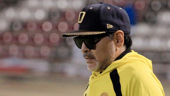 Diego Maradona y sus críticas a los árbitros que le costaron una multa en el fútbol mexicano. (Foto: Reuters)