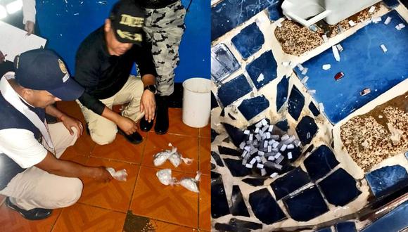 Encuentran drogas en el penal de Huacho. (Foto: Ministerio Público)