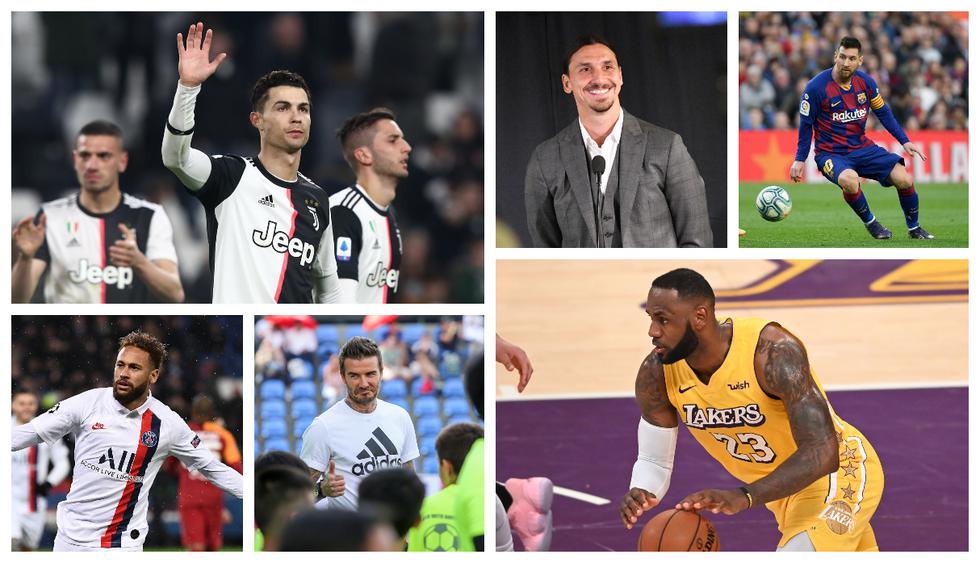 Estos son los personajes ligados al deporte que más dinero generan en Instagram.(Fotos: AFP)