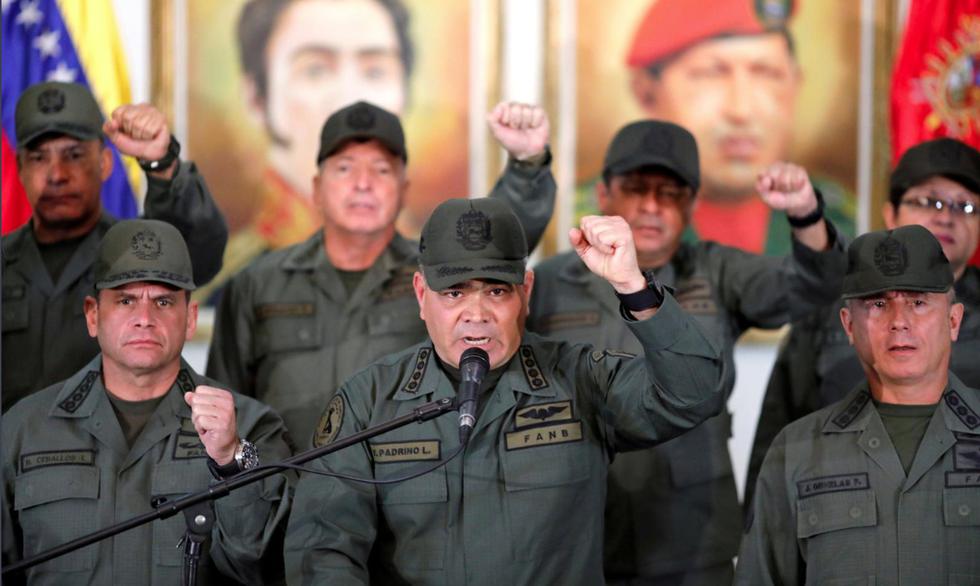 Militares reiteran obediencia a Nicolás Maduro tras llamado de Donald Trump. (Reuters)