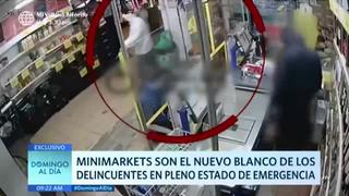 Minimarkets son el nuevo blanco de la delincuencia en pleno estado de emergencia 