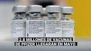 COVID-19: Sagasti anuncia llegada de más vacunas de Pfizer y en mayo se recibirán 2,8 millones de dosis