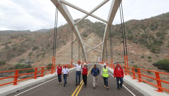 Presidente inauguró un puente en Cajamarca. (Presidencia)