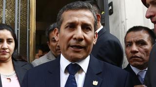 Ollanta Humala pagó caución de S/50 mil por supuesto lavado de activos