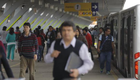 La tarifa integrada en el Metropolitano no ha sufrido modificación. (Perú21)