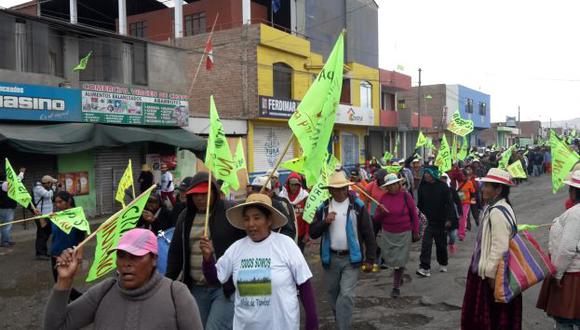 Paro contra proyecto Tía María será 11, 12 y 13 de mayo. (Perú21)