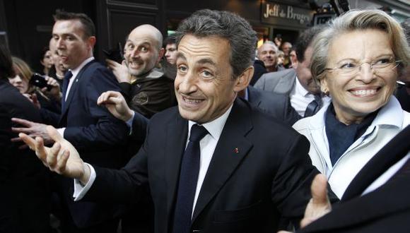 Sarkozy pasó a liderar sondeos. (AP)