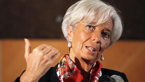 Lagarde recalcó que la economía mundial está en peligro. (Reuters)