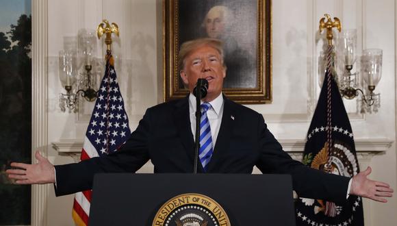 Donald Trump anuncia que Estados Unidos se retirará del acuerdo nuclear con Irán. (Reuters)