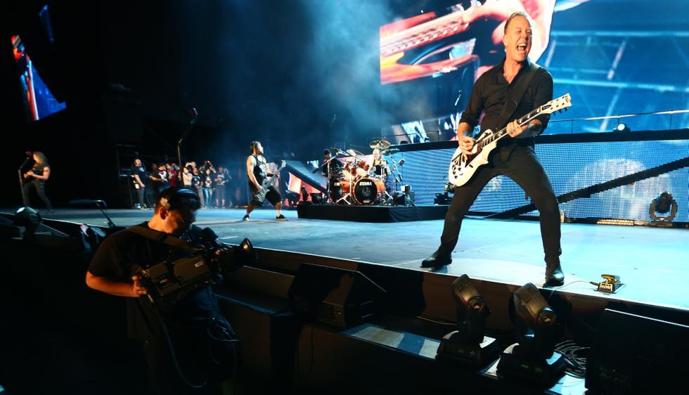 Metallica ofrece un espectacular concierto esta noche en el Estadio Nacional, como parte de su gira mundial denominada ‘Metallica by Request’. (Rafael Cornejo/Perú21)