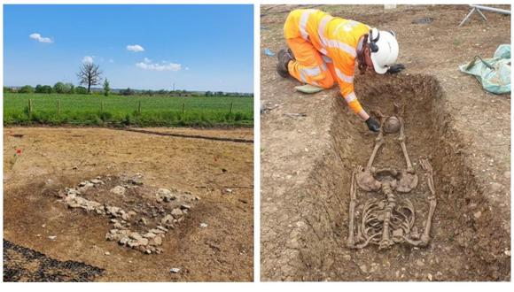 Los restos tienen unos 2.000 años de antigüedad y se han descubierto en los trabajos de una vía férrea.