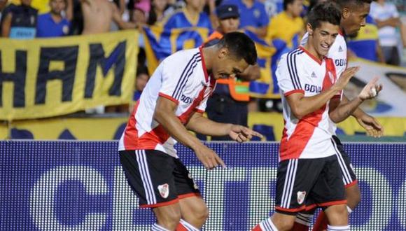 River Plate venció 2-1 a Boca Juniors en el tercer ‘superclásico’ del 2014. (Télam)