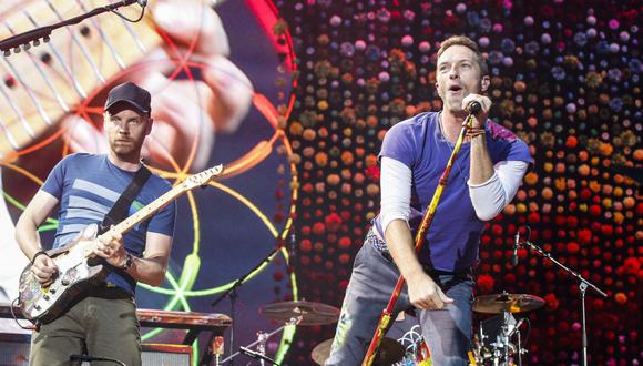 Coldplay hizo delirar a los asistentes de su concierto en Argentina al interpretar “De Música Ligera” de Soda Stereo. (Foto: AFP)