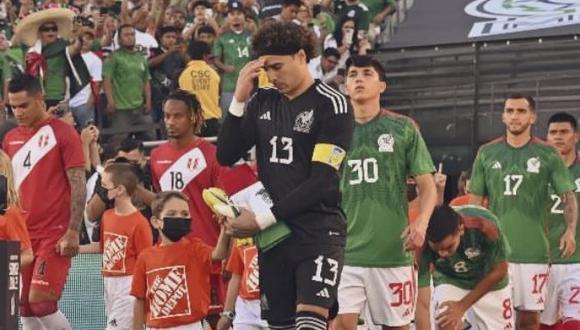 Guillermo Ochoa destacó el rendimiento de Perú en el amistoso que disputaron. (Foto: AP)