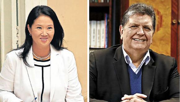 Total apoyo. Lideresa de FP, Keiko Fujimori, y ex presidente Alan García respaldaron al gobernante. (LuisCenturión/GeraldoCaso)