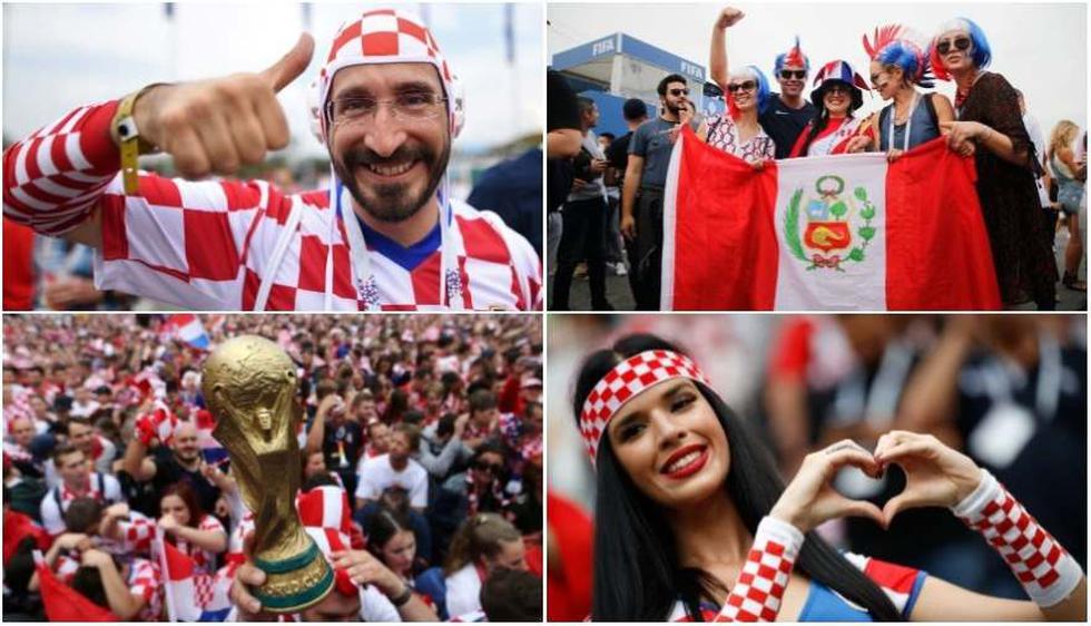 Así viven los hinchas la previa de la final del Mundial Rusia 2018 (Foto: Agencias).