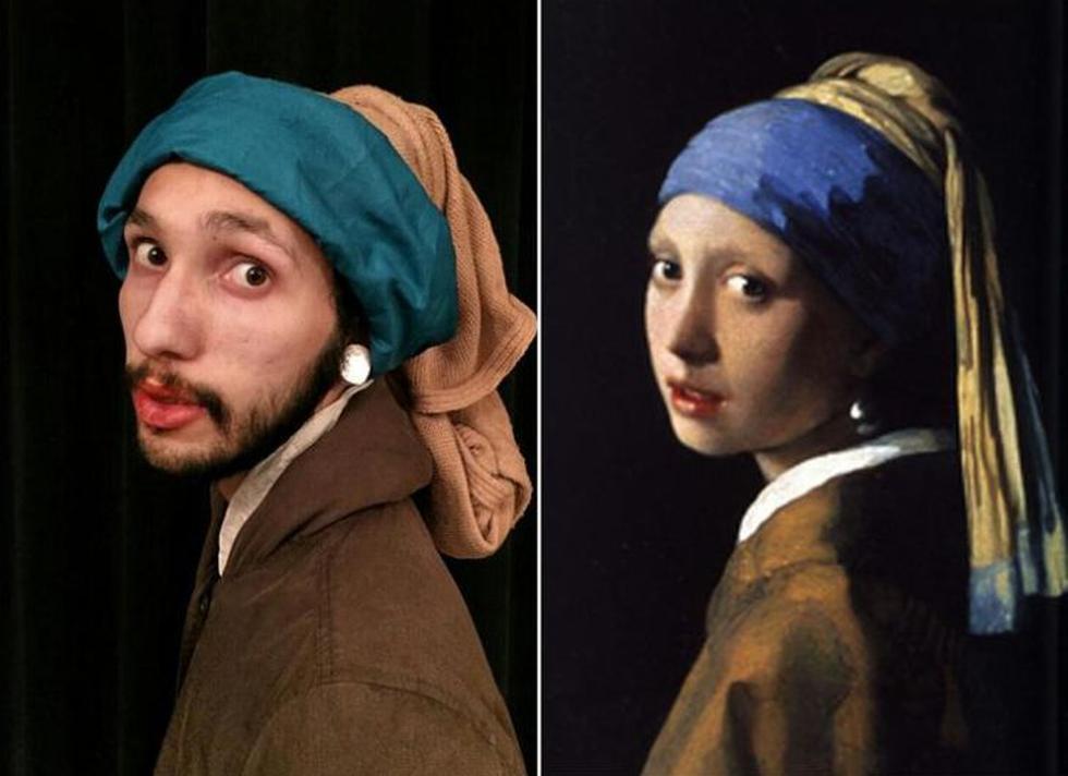 Girl with the Pearl Earring de Johannes Vermeer. (Fools Do Art)