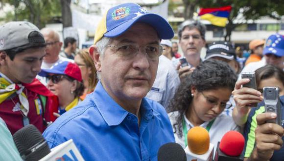 El alcalde de Caracas, Antonio Ledezma, fue detenido por el régimen chavista. (EFE)
