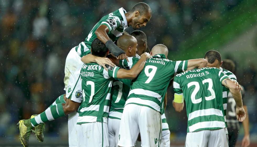 Sporting de Lisboa goleó 5-1 en la Europa League sin André Carrillo. (EFE)
