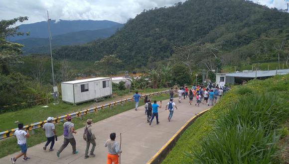 Manifestantes tomaron temporalmente las instalaciones de planta compresora de TGP en Cusco.