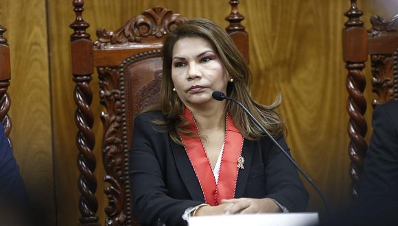 Fiscal Marita Barreto presentó informe a titular del Ministerio Público, Patricia Benavides. (Foto: GEC)