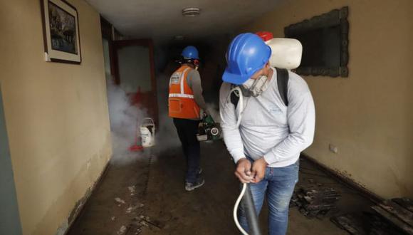La fumigación se efectuará en casas que estén secas y limpias. (Renzo Salazar/El Comercio)