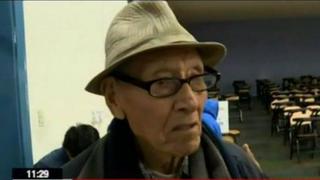 ¡Ejemplar! Ciudadano de 105 años emitió su voto [VIDEO]