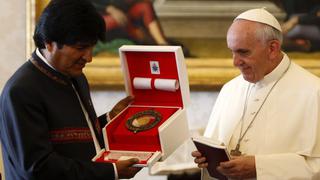 Papa Francisco recibe a Evo Morales