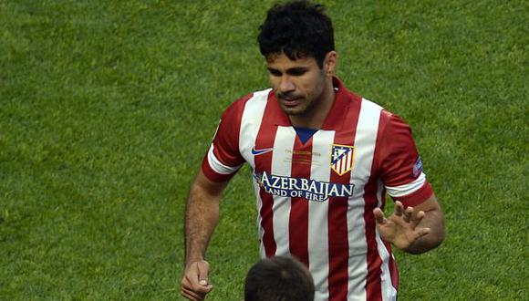 Champions League: Diego Costa solo jugó nueve minutos de la final. (AP)