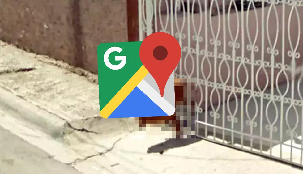 Google Maps capta a un perro que protagoniza un fallido intento de escape . (Foto: Google Maps)