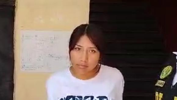 presunta suplantadora de examen de admisión a UNFV, Diana Quispe. (Foto: PNP).
