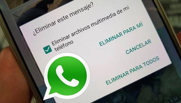 ¿Quieres saber cuánto tiempo tienes para eliminar un mensaje de WhatsApp? Esto debes saber. (Foto: WhatsApp)