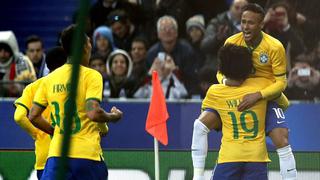 Brasil superó 3-1 a Francia de la mano de Neymar