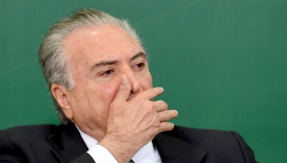 "Sentí una cosa extraña ahí", dijo el presidente de Brasil. (Foto: AFP)