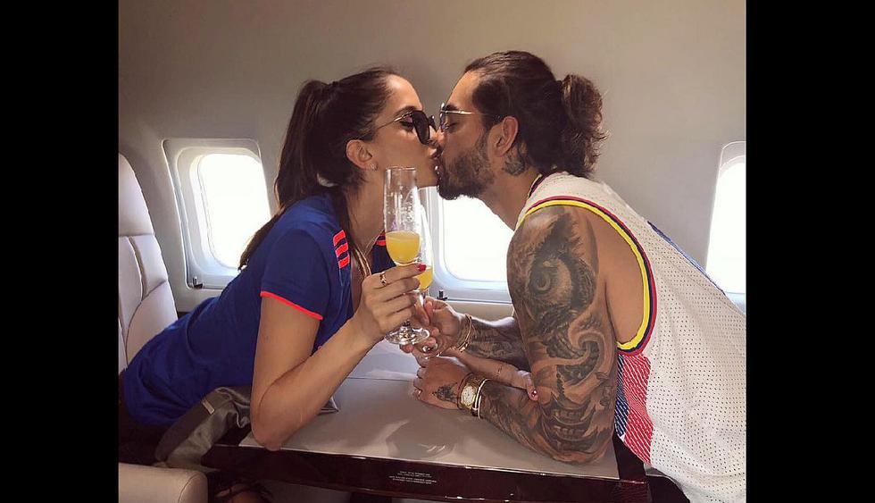 Natalia Barulich recuerda los inicios de su relación con Maluma. (Fotos: Instagram)