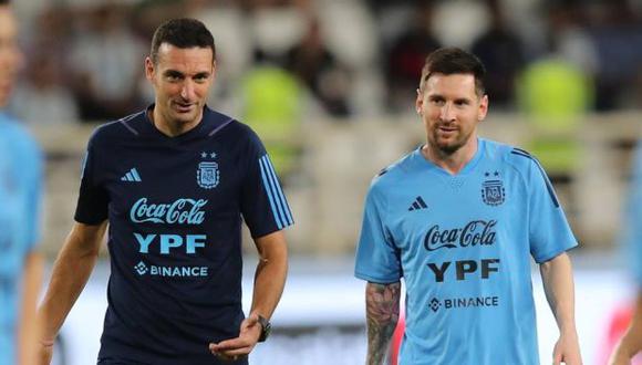 Lionel Scaloni contó cómo se produjo la vuelta de Messi a la selección argentina. (Foto: AFP)