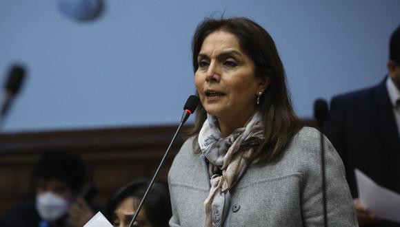 Patricia Juárez aseguró que apoyarán el proyecto de ley que busca derogar el Decreto Supremo que interviene en la Derrama Magisterial. (Foto: Congreso)