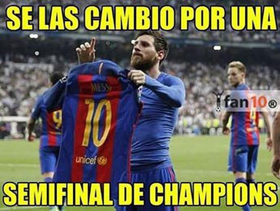 Los memes más divertidos de la victoria del Barcelona al Real Madrid en la Liga Española.