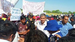 Piura: Damnificados por desborde de río bloquean la Panamericana Norte