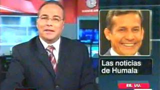 Periodista de CNN critica a Humala por sus “15 minutos de buenas noticias”
