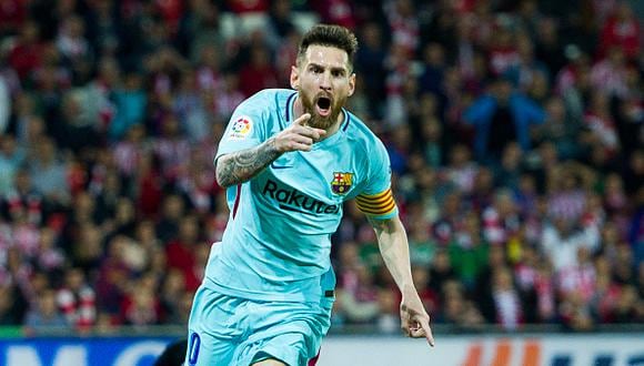 Lionel Messi es el máximo goleador del Barcelona en la historia con 524 goles. (Getty Images)