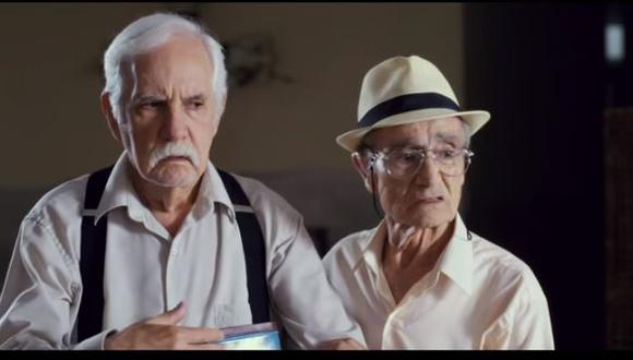 “Viejos amigos”: La última película que protagonizó Ricardo Blume junto a Carlos Gassols y Enrique Victoria. (Foto: captura de video)