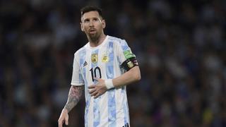 Lionel Messi presenció un partido amistoso de la selección sub-20 de Argentina