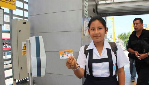 Escolares deben tramitar la renovación de su tarjeta preferencial (Foto: Municipalidad de Lima)
