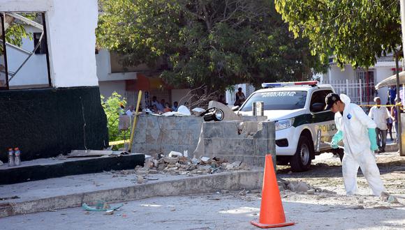 El ataque se registró cerca a la medianoche del sábado en un puesto policial, en el departamento de Bolívar (Reuters).