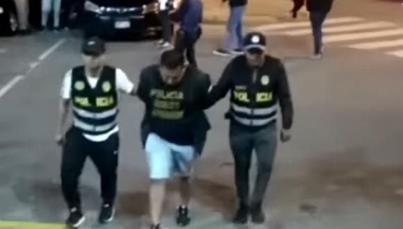 La Policía capturó a tres delincuentes. (Foto: captura TV)